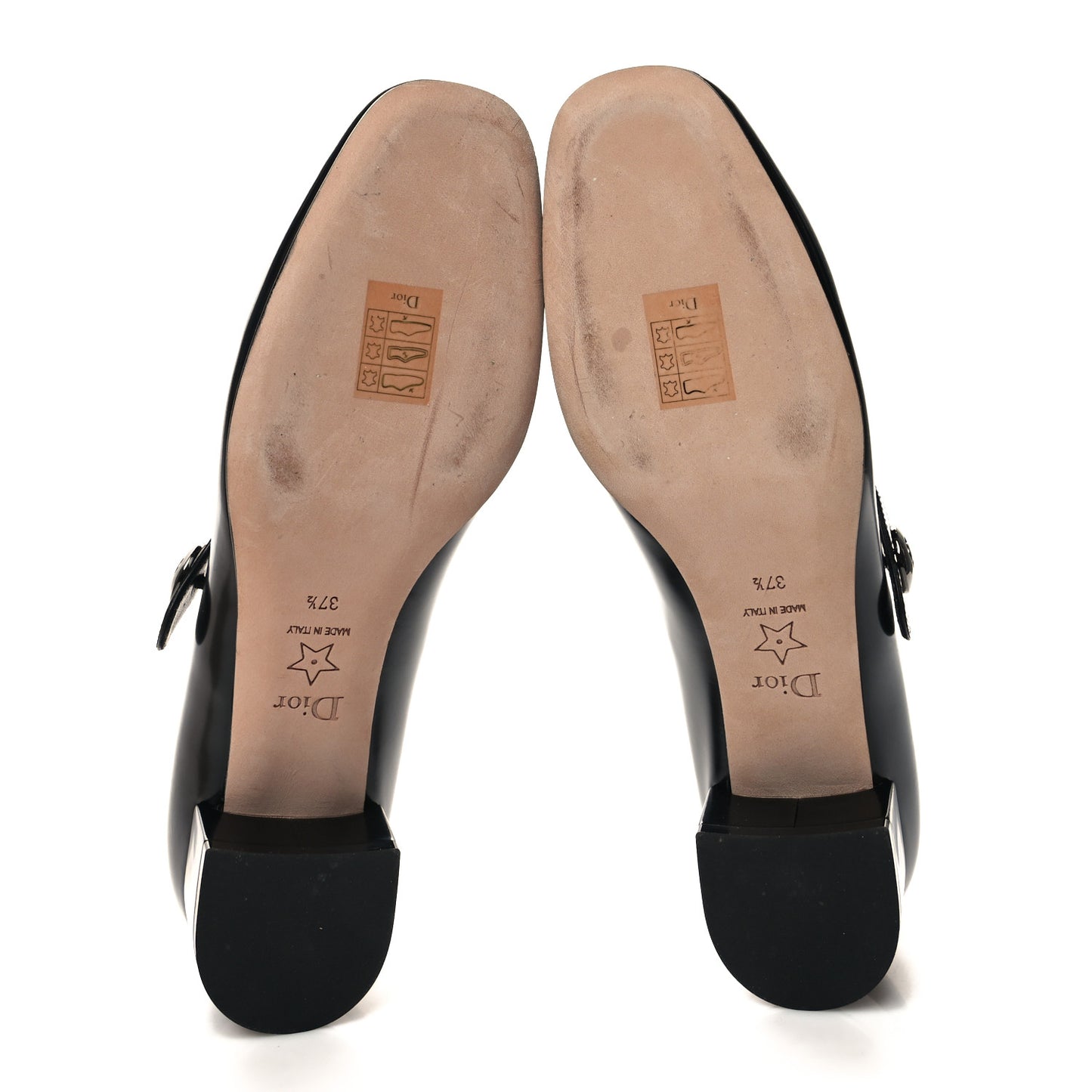 Brushed Calfskin Uniform 30mm Pumps 37.5 Black