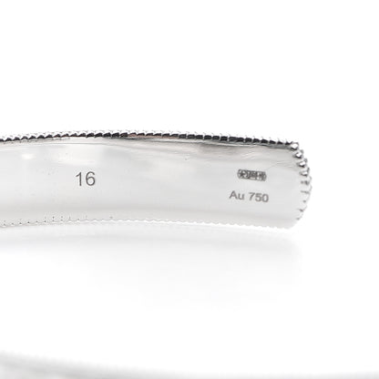 Gucci 18K White Gold Enamel Icon Blooms Cuff Bracelet 4 of 7