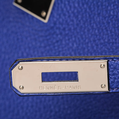 Hermes Togo Kelly Retourne 32 Bleu Electrique 12 of 25