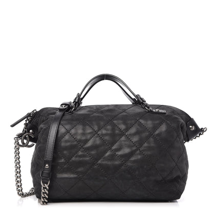 Chanel Iridescent Calfskin Quilted Coco Daily Shoulder Bag Black 1 of 11
