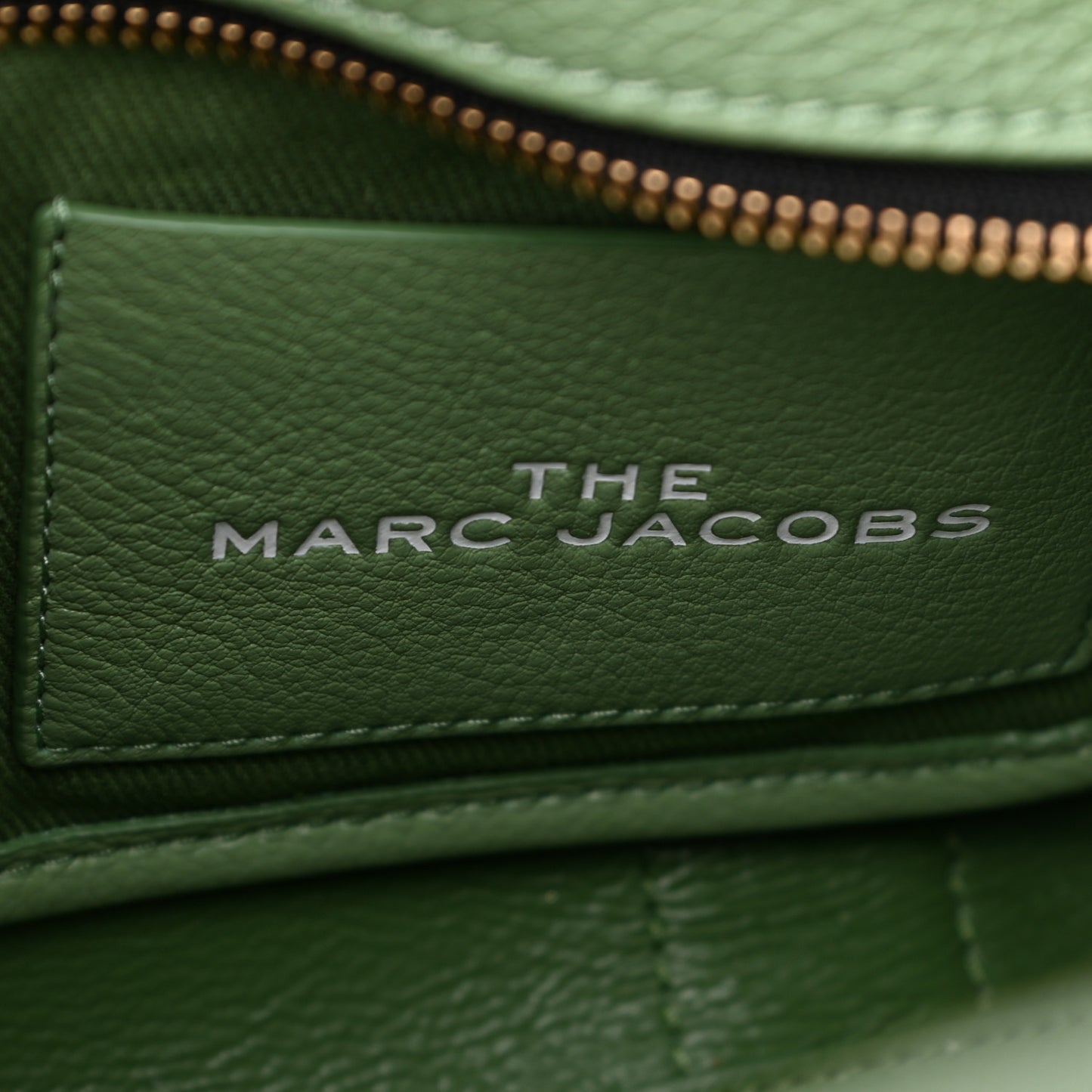 Grained Calfskin Small The Tote Bag Aspen Green