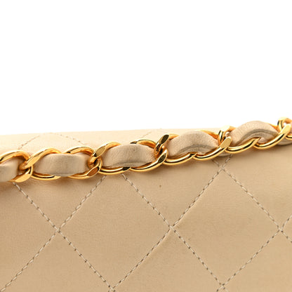 Chanel Lambskin Quilted Small Double Flap Beige 18 of 18