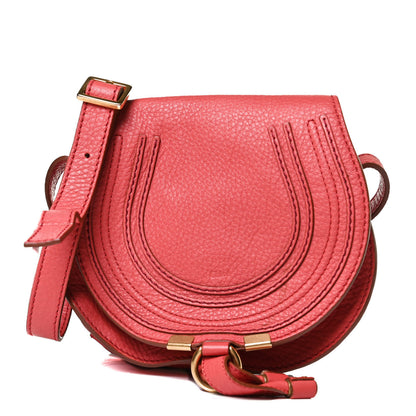 Chloe Calfskin Mini Marcie Round Crossbody Bag Brick 1 of 12