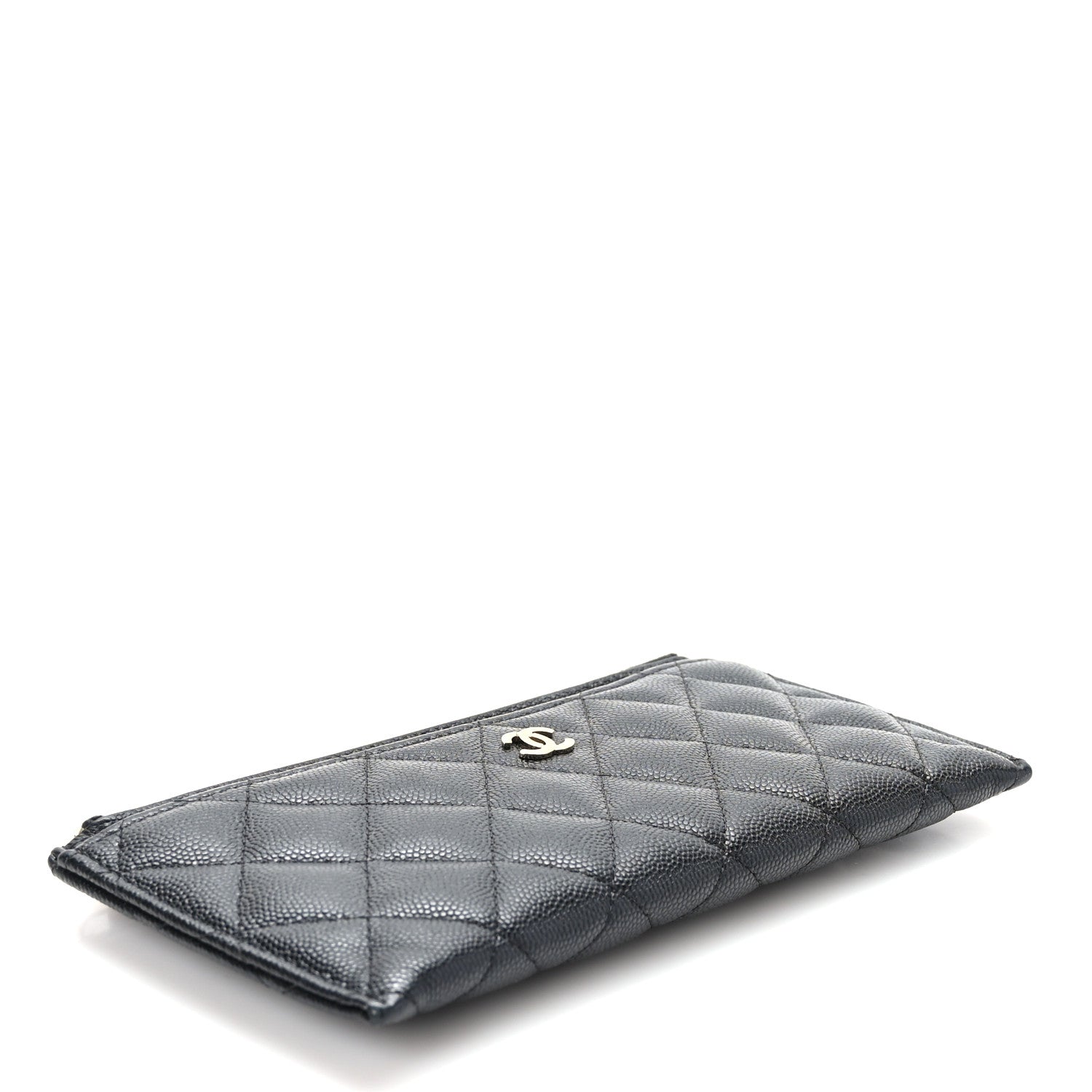Chanel Caviar Quilted Classic Zip Pouch Black 4 of 7
