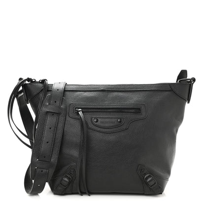 Balenciaga Grained Calfskin Black Hardware Small Neo Classic Hobo Black 1 of 8
