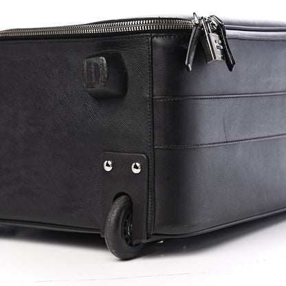 Prada Saffiano Travel Trolley Luggage Black 12 of 14