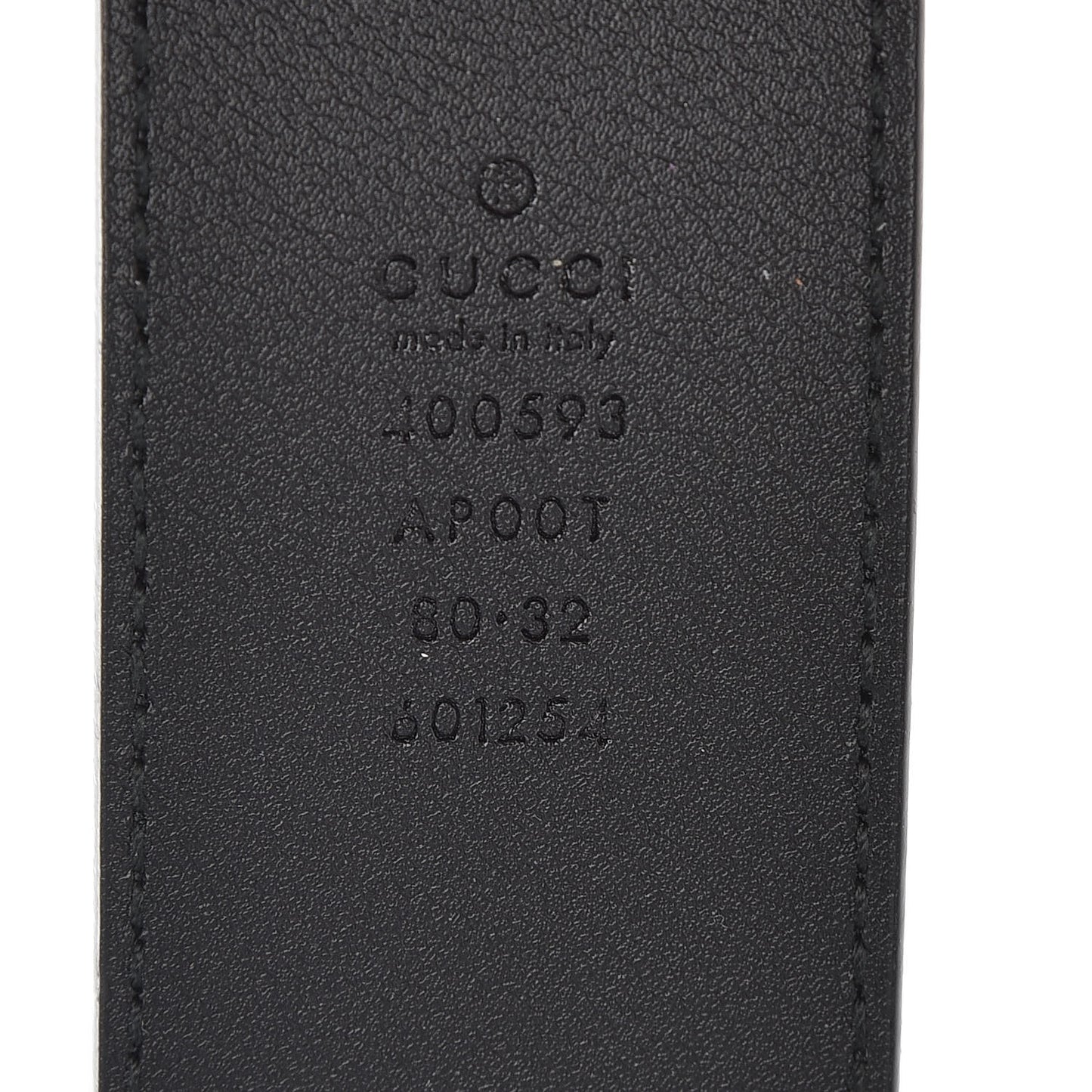 Calfskin Double G 40mm Belt 80 32 Black