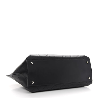 Chanel Calfskin Stitched Shopping Tote Black 3 of 8