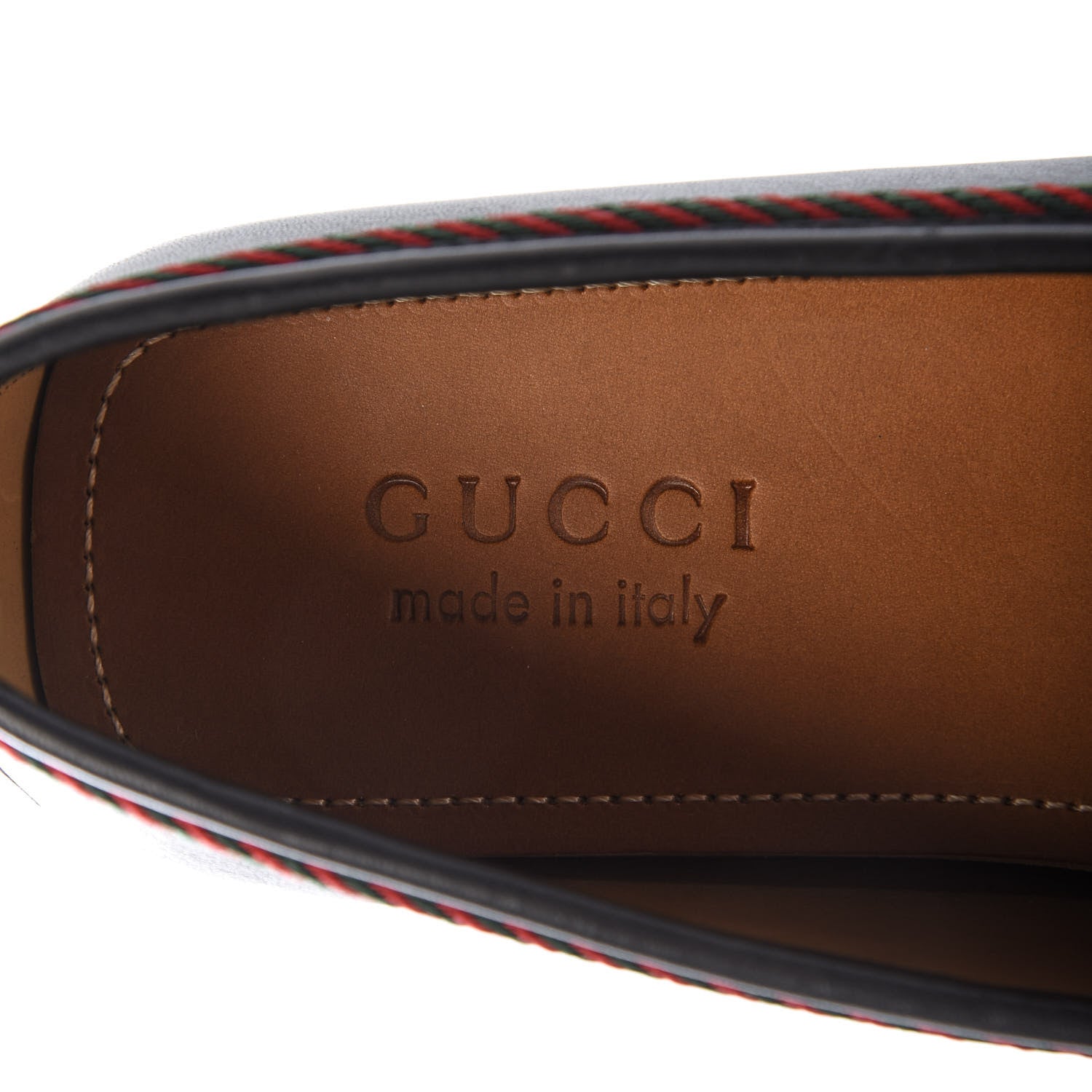 Gucci Nappa Mens Bee Driver Loafers 8.5 Black 7 of 10