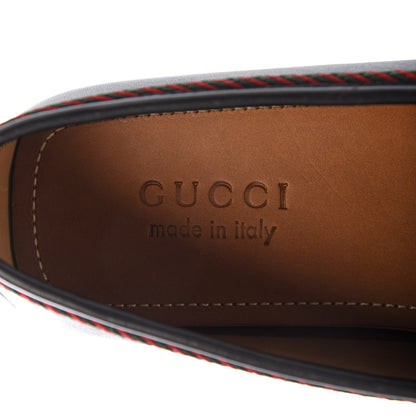 Gucci Nappa Mens Bee Driver Loafers 8.5 Black 7 of 10