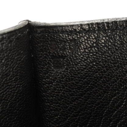 Hermes Taurillon Clemence Steve 37 Black 7 of 8