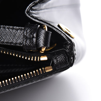 Prada Saffiano Medium Galleria Double Zip Tote Black 18 of 26