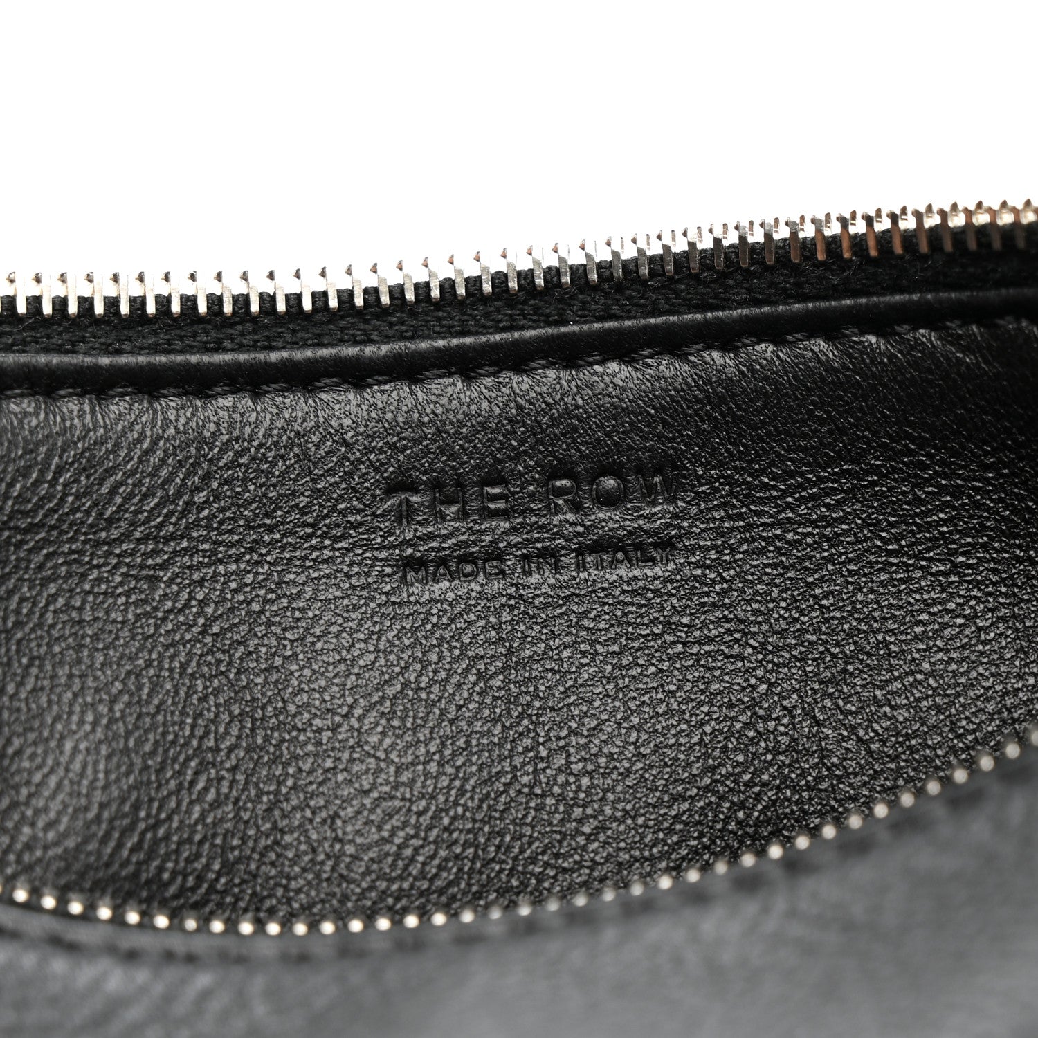 The Row Grained Calfskin 90's Bag Black 6 of 10