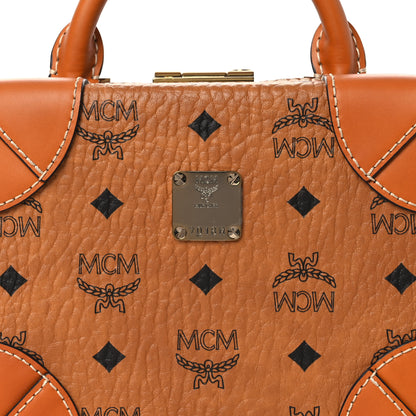 MCM Visetos Soft Berlin Crossbody Cognac 7 of 12