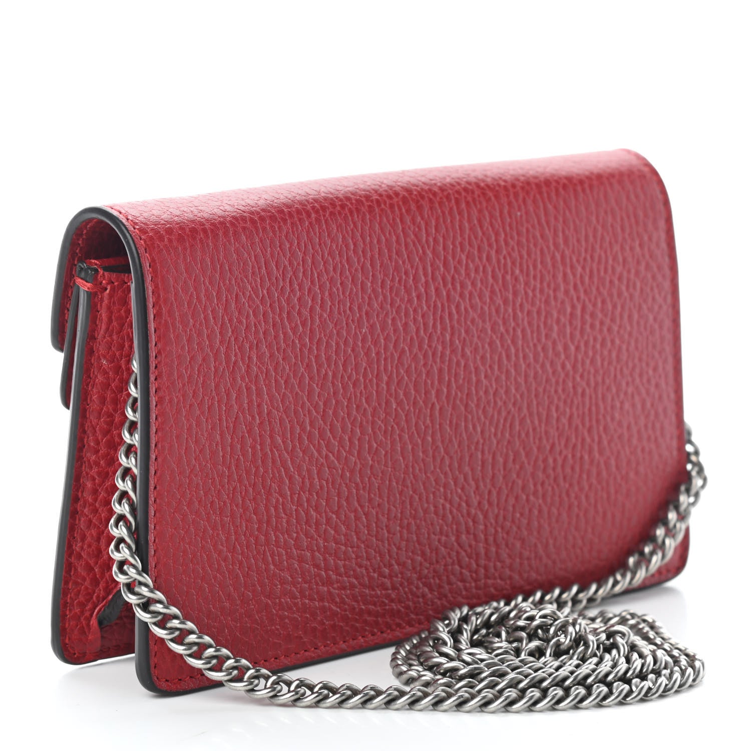 Gucci Calfskin Super Mini Dionysus Shoulder Bag Hibiscus Red 3 of 8