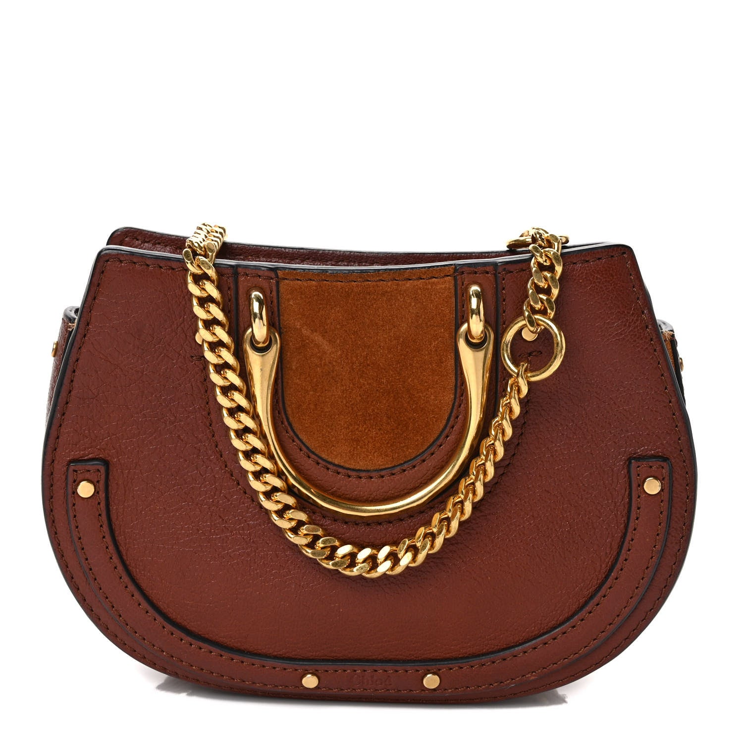 Chloe Calfskin Suede Mini Pixie Signature Belt Bag Caramel 1 of 9