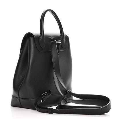 Louis Vuitton Calfskin Lockme Backpack Black 3 of 10