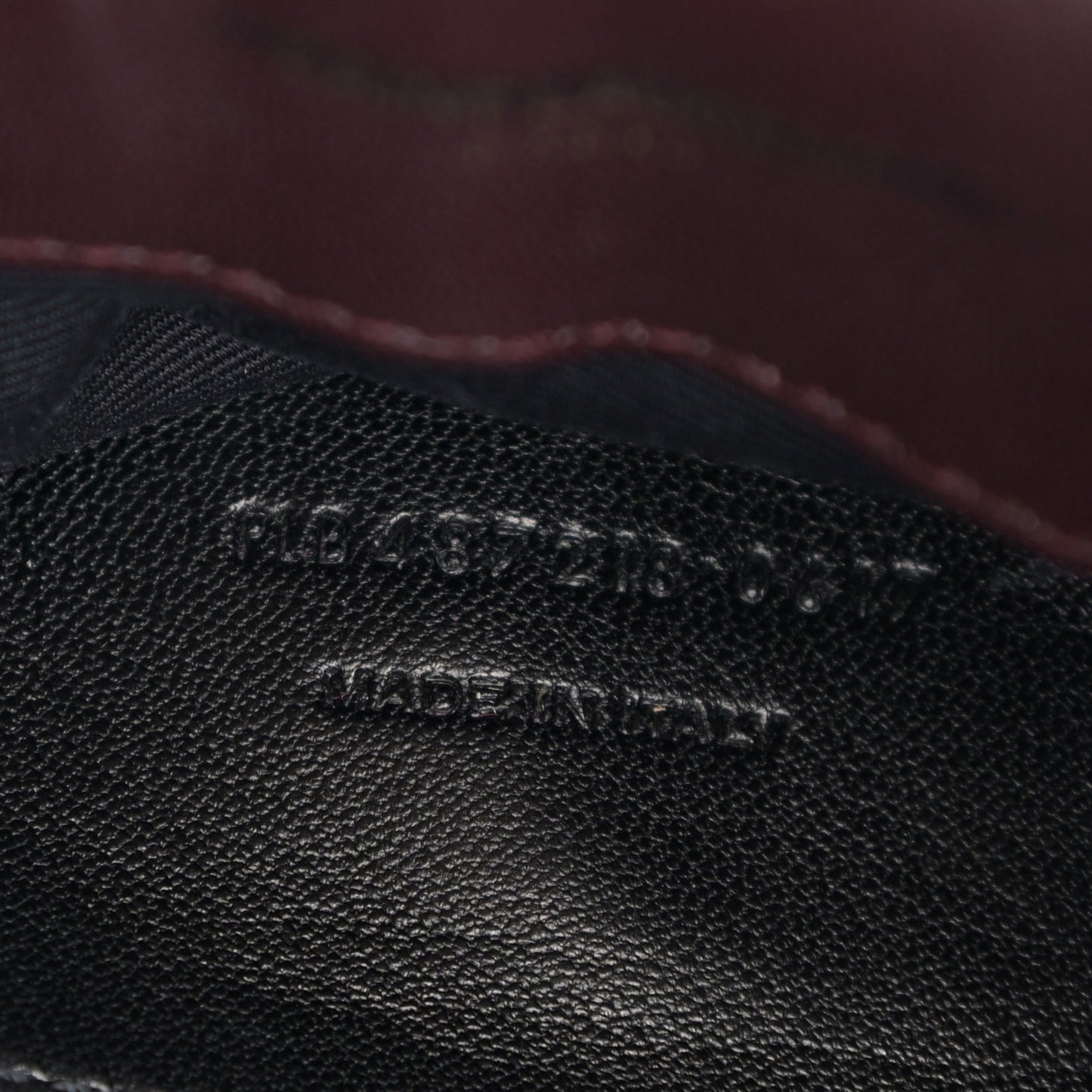 Velvet Y Quilted Monogram Small Loulou Chain Satchel Burgundy