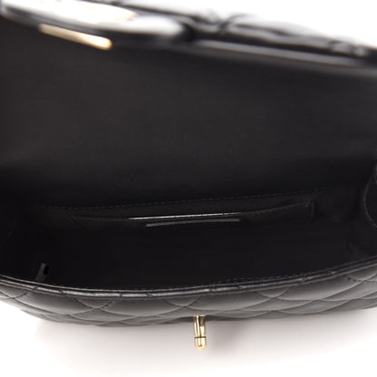 Chanel Lambskin Quilted Small My Precious Flap Black 5 of 10