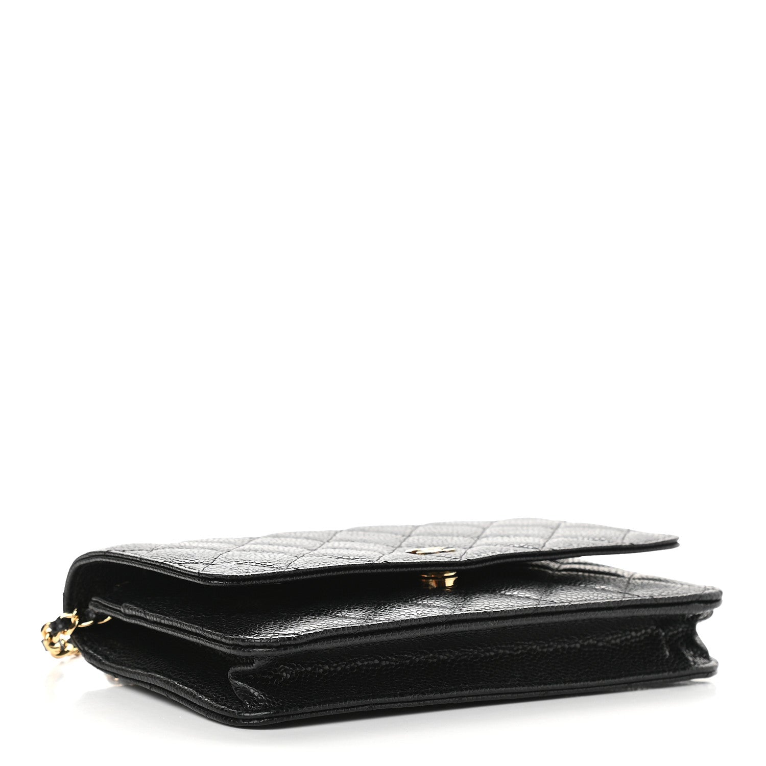 Chanel Caviar Quilted Wallet On Chain WOC Black 4 of 10