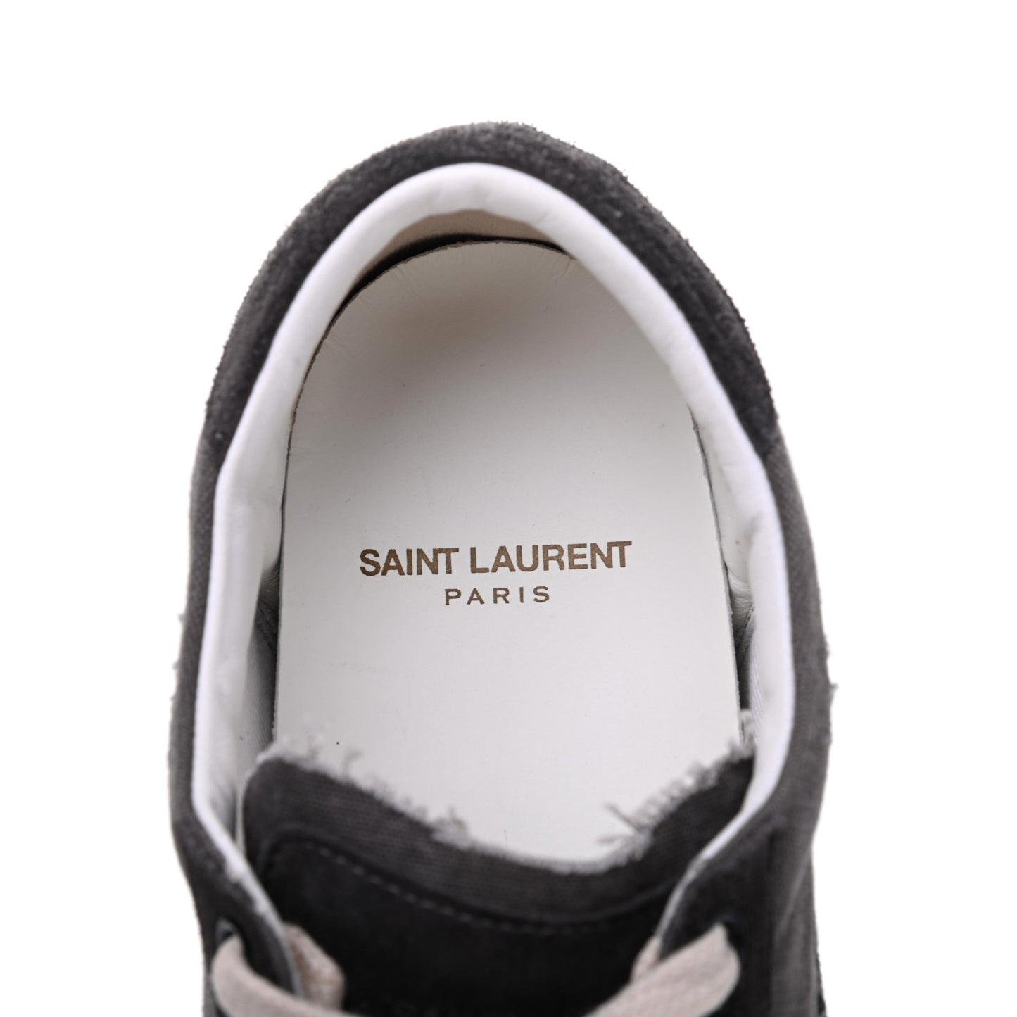 Destroyed Canvas Embroidered Womens Court Classic Sneakers 38 Black