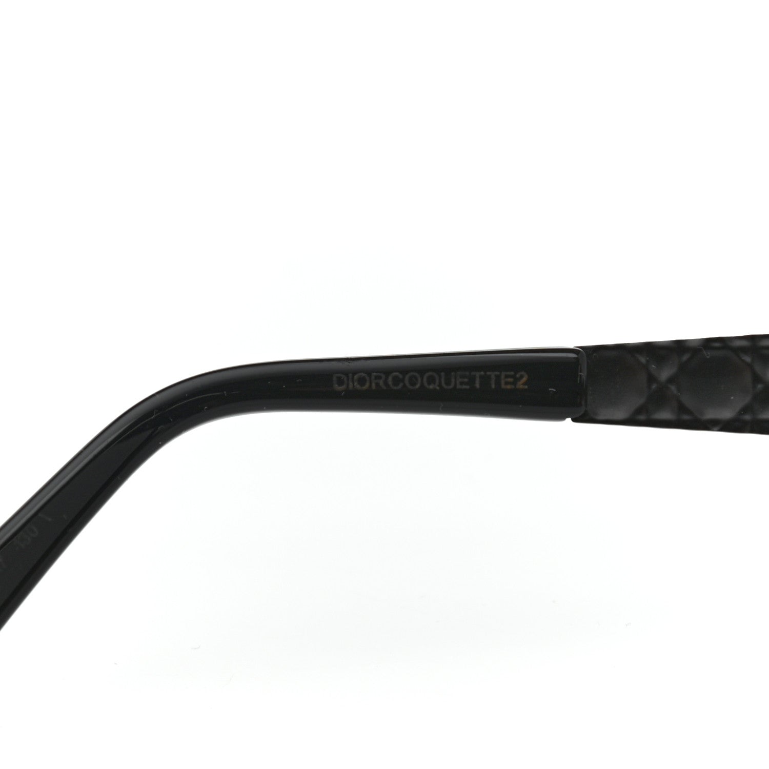 Christian Dior Lambskin Cannage Dior Lady 1R Sunglasses Black 5 of 8