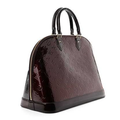 Louis Vuitton Vernis Alma GM Amarante 3 of 10
