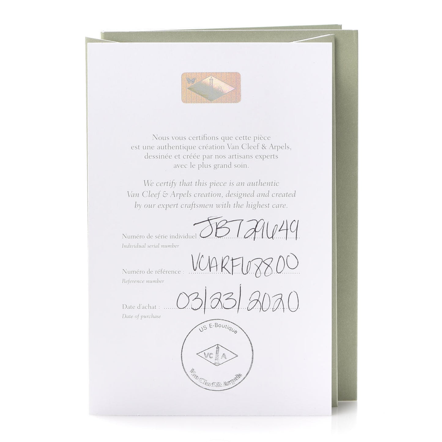 18K Yellow Gold Mother of Pearl Sweet Alhambra Bracelet