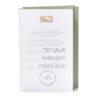 Van Cleef & Arpels 18K Yellow Gold Mother of Pearl Sweet Alhambra Bracelet 7 of 8