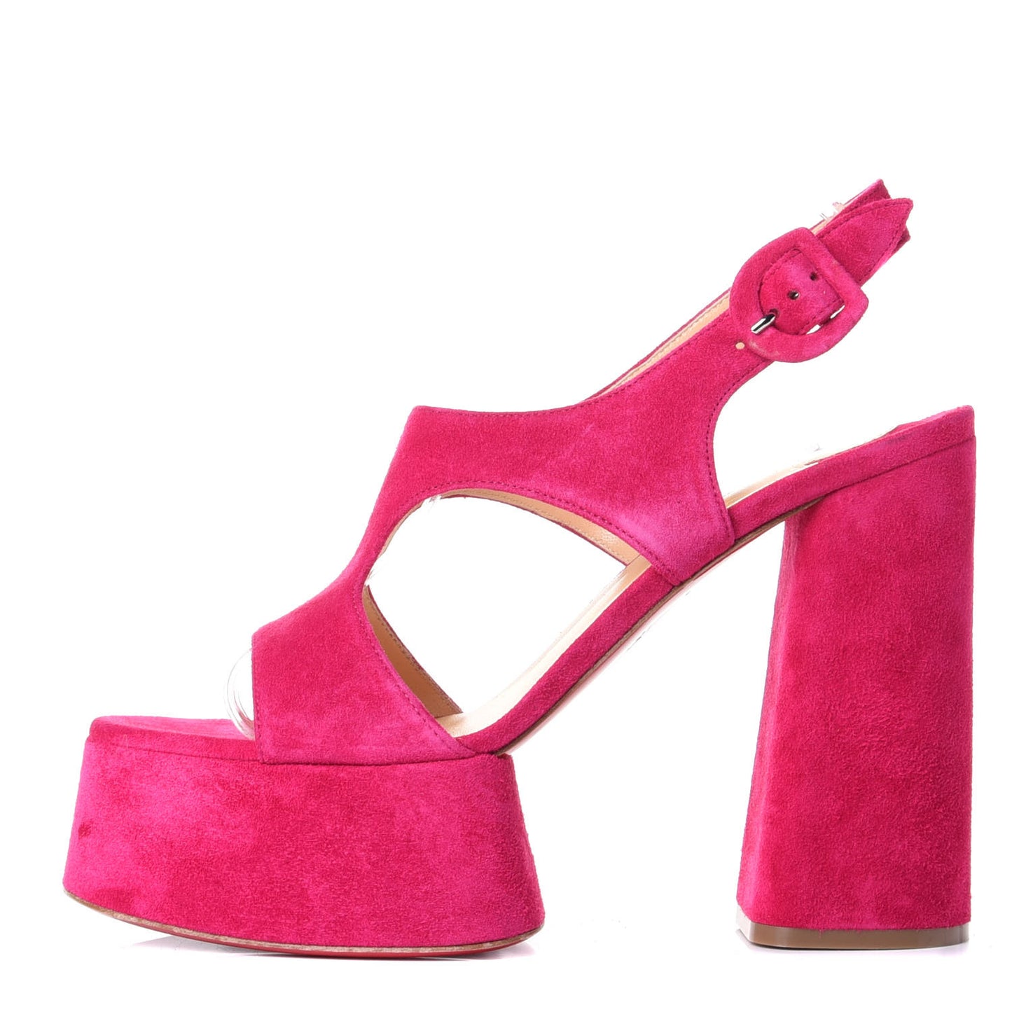 Veau Velours Foolish 130 Platform Sandals 40 Bomba