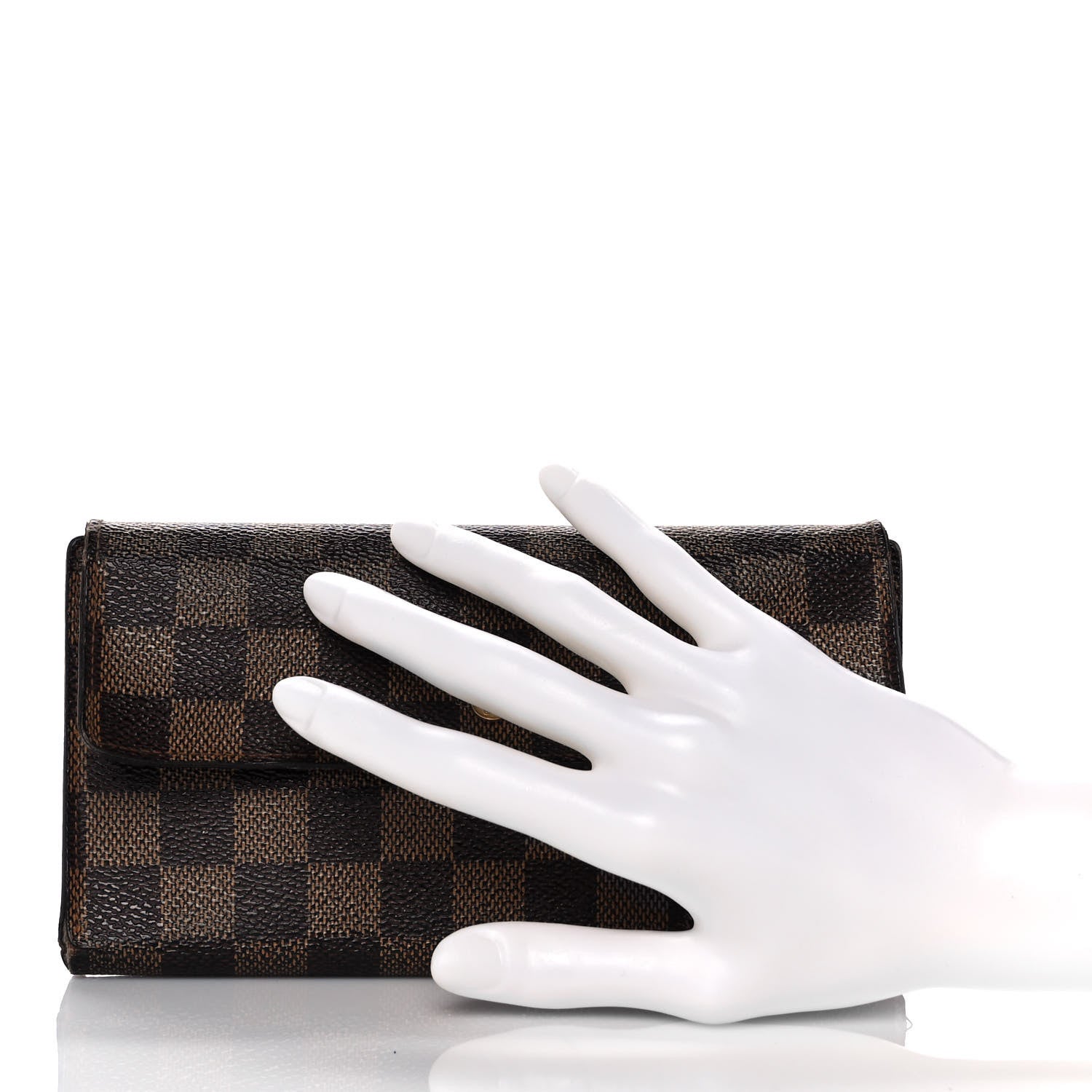 Louis Vuitton Damier Ebene Porte Tresor International Wallet 2 of 12