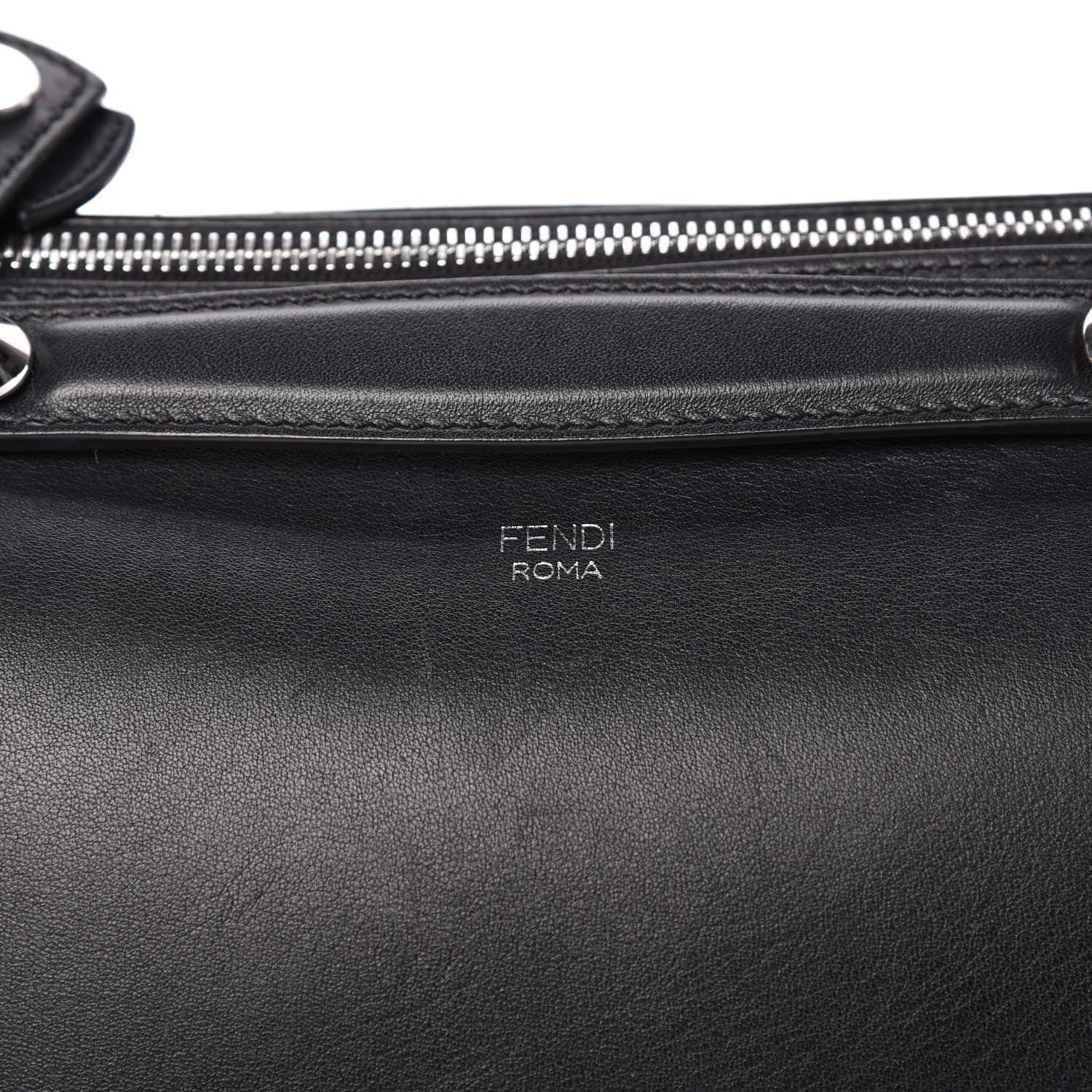 Fendi Vitello Dolce Medium By The Way Boston Bag Black 10 of 11