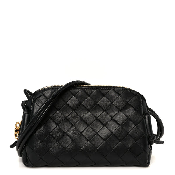 Bottega Veneta Nappa Intrecciato Concert Pouch Black 1839028