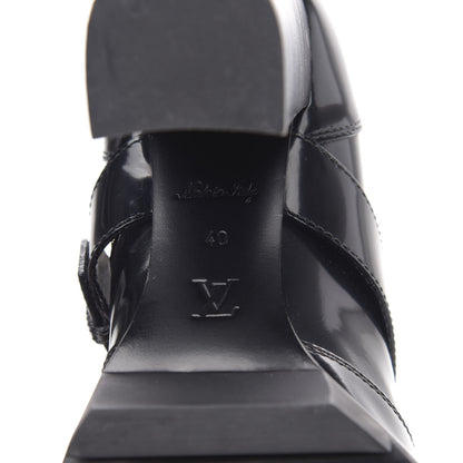 Louis Vuitton Patent Calfskin Star Trail Boots 40 Black 6 of 9