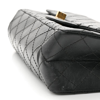 Chanel Aged Calfskin Quilted 2.55 Reissue 225 Flap Black 21 of 22