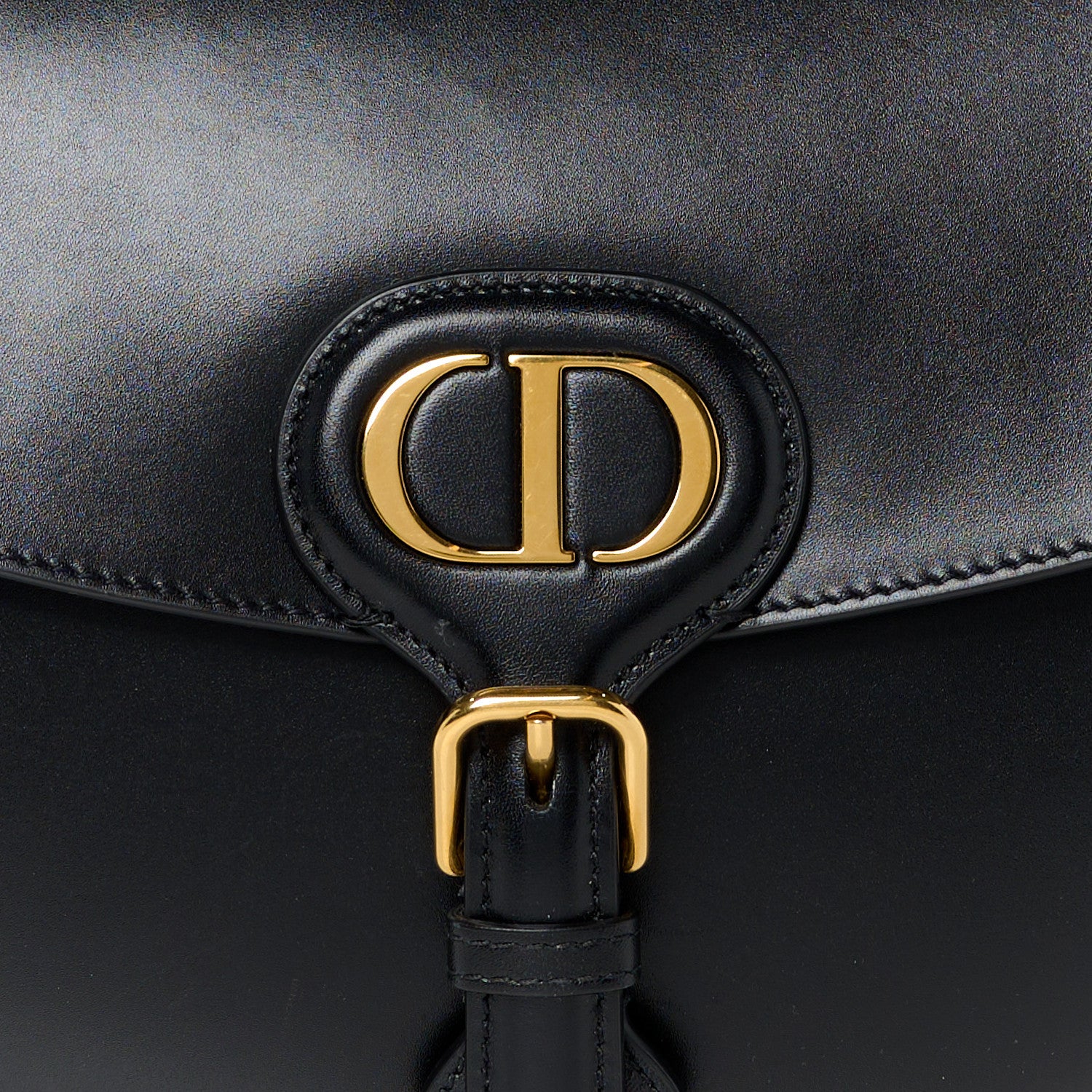 Christian Dior Box Calfskin Medium Bobby Flap Black 8 of 11