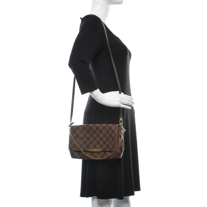 Louis Vuitton Damier Ebene Favorite MM 2 of 9