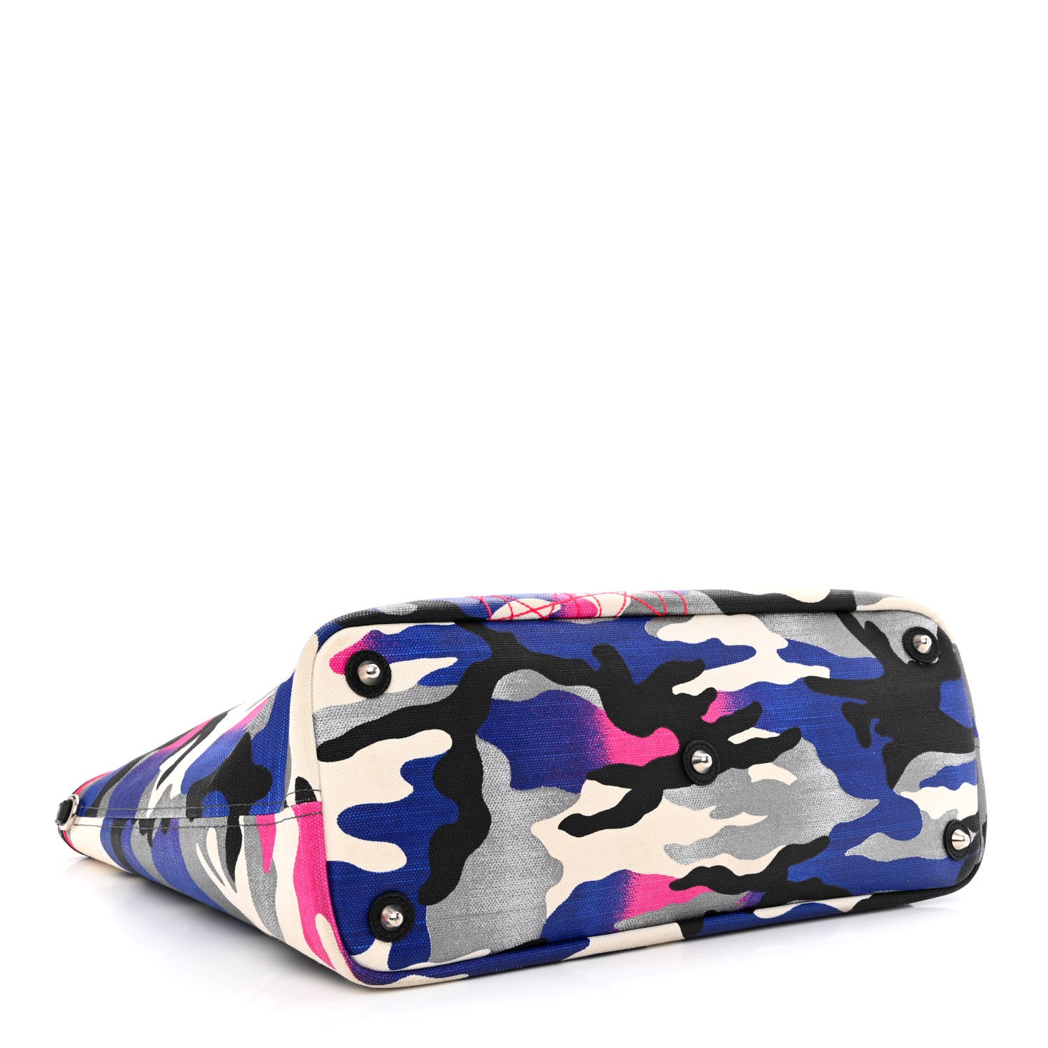 Christian Dior Canvas Large Camouflage Anselm Reyle Tote 4 of 12