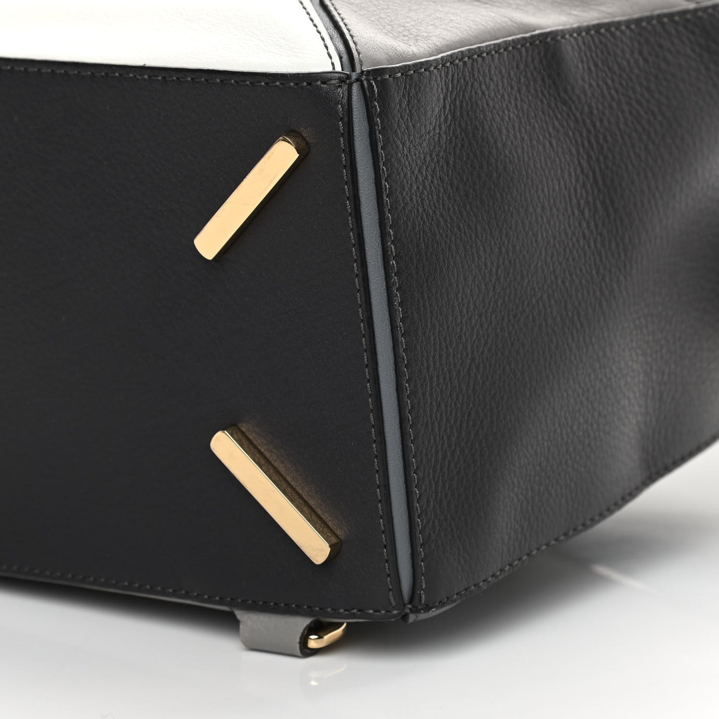 Calfskin Medium Puzzle Bag Grey Multito