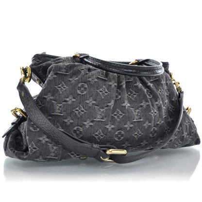 Louis Vuitton Denim Neo Cabby MM Black 3 of 9