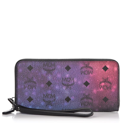 MCM Galaxy Visetos Large Zip Around Wallet 1 of 12