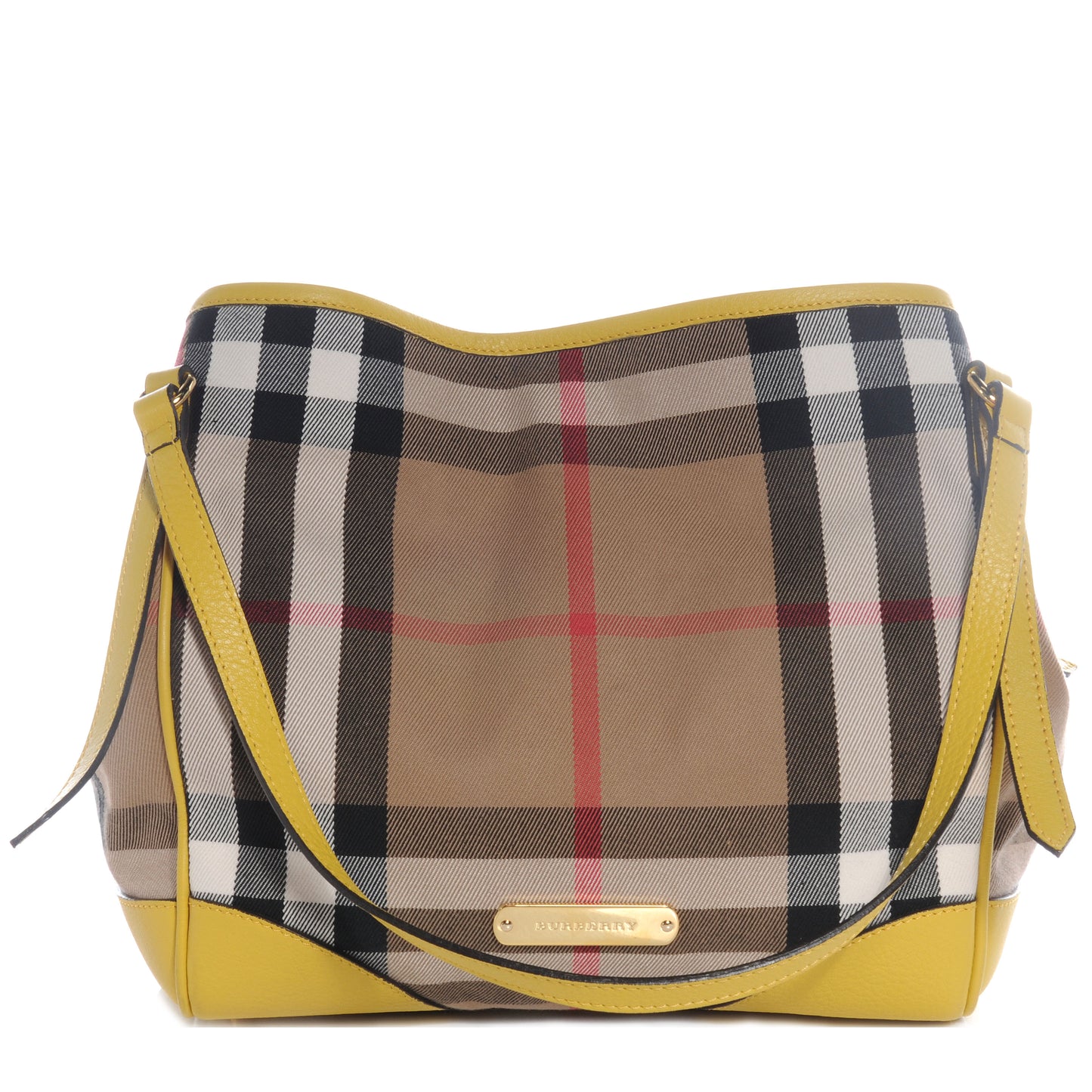 House Check Canterbury Hobo Yellow