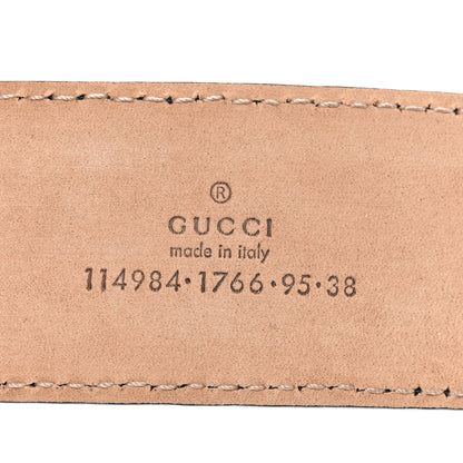 Gucci Guccissima Interlocking G 40mm Belt 95 38 Black 3 of 6