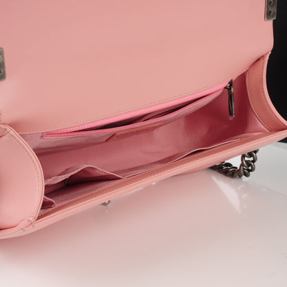 Chanel Lambskin Quilted New Medium Boy Flap Light Pink 5 of 12