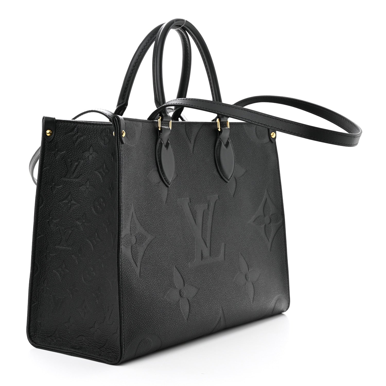 Louis Vuitton Empreinte Monogram Giant Onthego MM Black 3 of 10