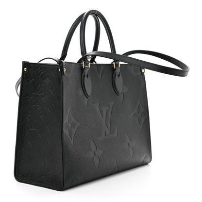 Louis Vuitton Empreinte Monogram Giant Onthego MM Black 3 of 10