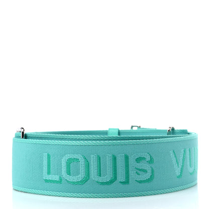 Louis Vuitton Nylon Adjustable Shoulder Strap Turquoise 2 of 3