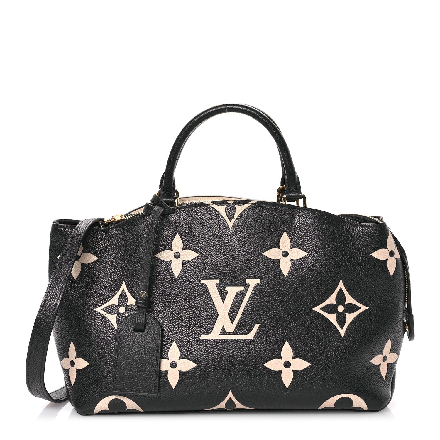 Louis Vuitton Empreinte Monogram Giant Petit Palais Black Beige 1 of 9