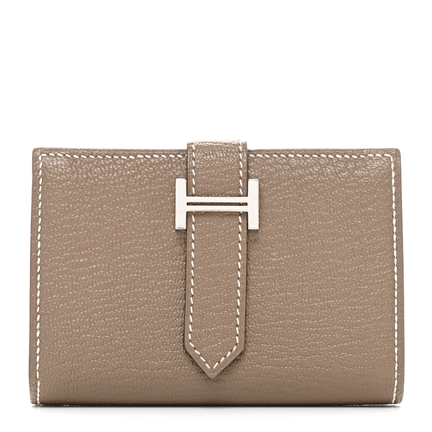 Chevre Mysore Mini Bearn Wallet Etoupe