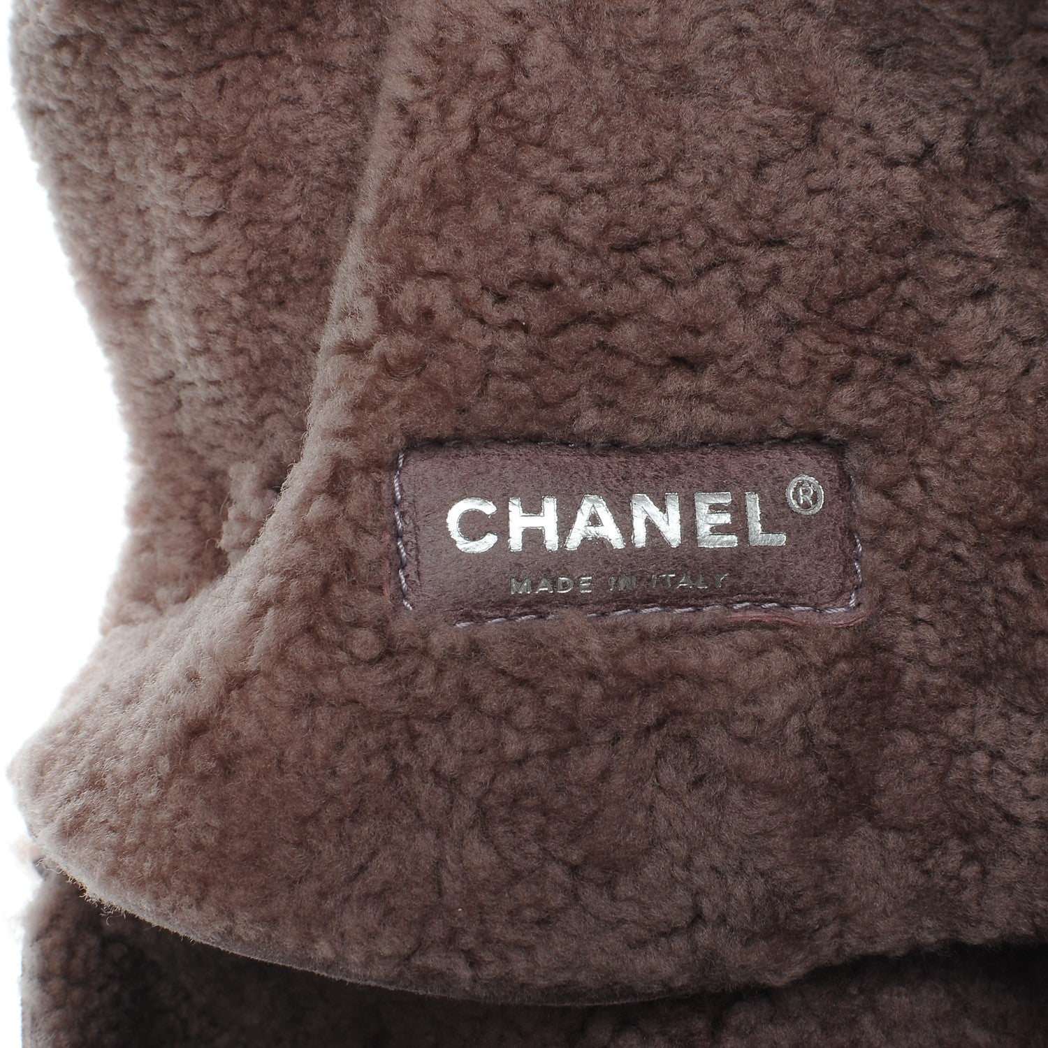 Chanel Shearling Quilted Medium Single Flap Purple 6 of 7
